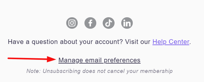 unsubscribe